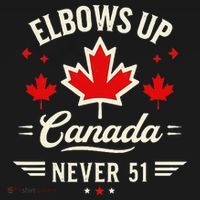 Elbows Up Canada Never 51 Canada Flag Stand Strong Pajama Set thumb 2