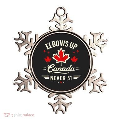 Elbows Up Canada Never 51 Canada Flag Stand Strong Ornament