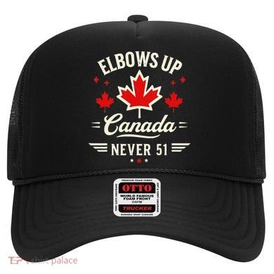 Elbows Up Canada Never 51 Canada Flag Stand Strong Hat