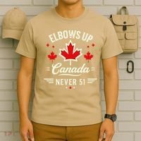 Elbows Up Canada Never 51 Canada Flag Stand Strong T-Shirt thumb 6