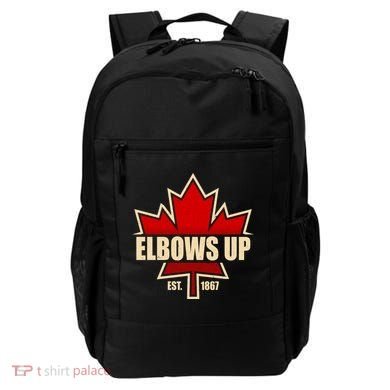 Elbows Up Canada EST 1867 Protest Backpack
