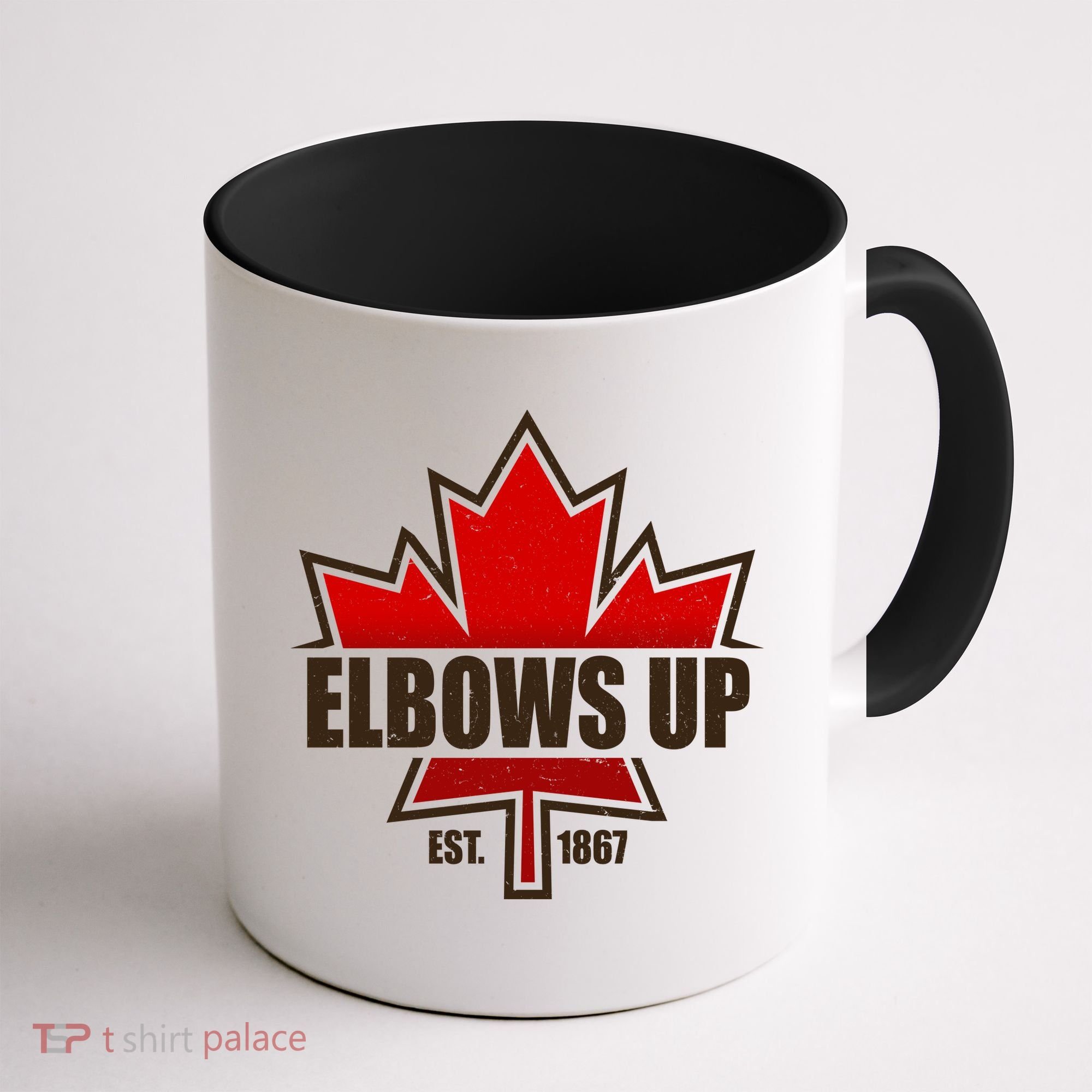 Elbows Up Canada EST 1867 Protest Coffee Mug
