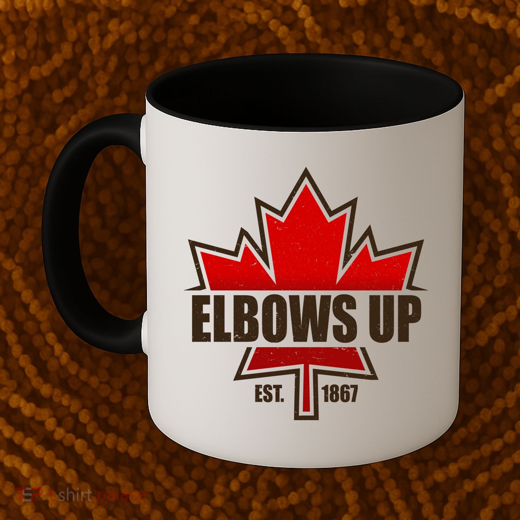 Elbows Up Canada EST 1867 Protest Coffee Mug