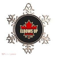Elbows Up Canada EST 1867 Protest Ornament thumb 0