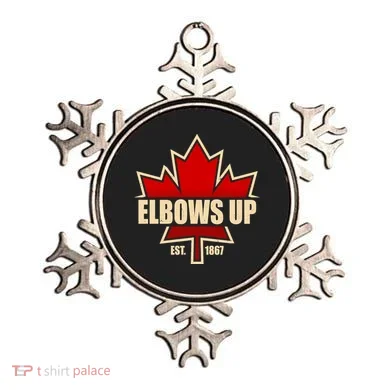 Elbows Up Canada EST 1867 Protest Ornament