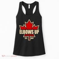 Elbows Up Canada EST 1867 Protest Women's Tank Top thumb 0