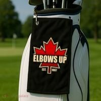 Elbows Up Canada EST 1867 Protest Golf Towel thumb 2