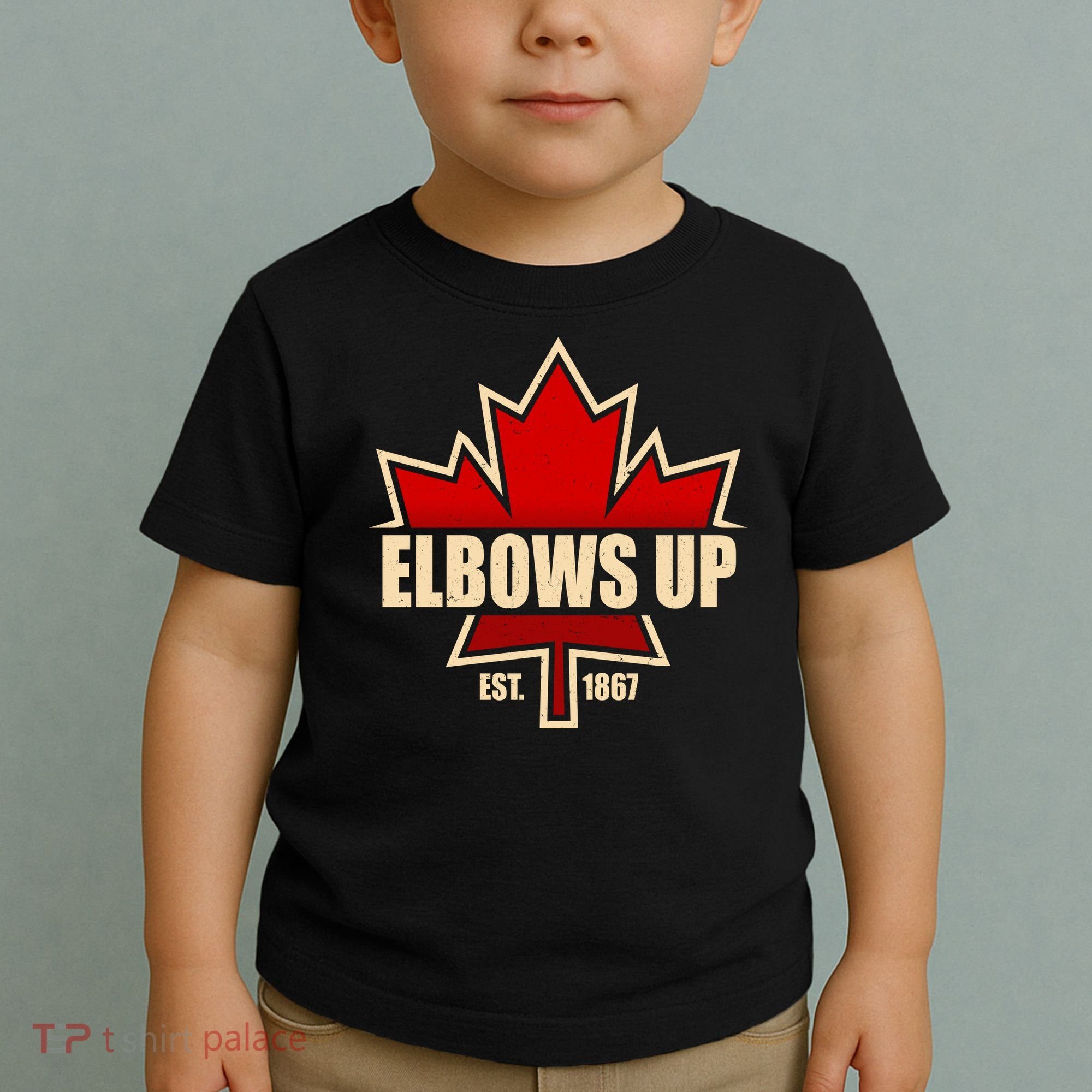Elbows Up Canada EST 1867 Protest Toddler T-Shirt