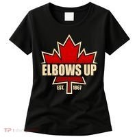 Elbows Up Canada EST 1867 Protest Women's T-Shirt thumb 0