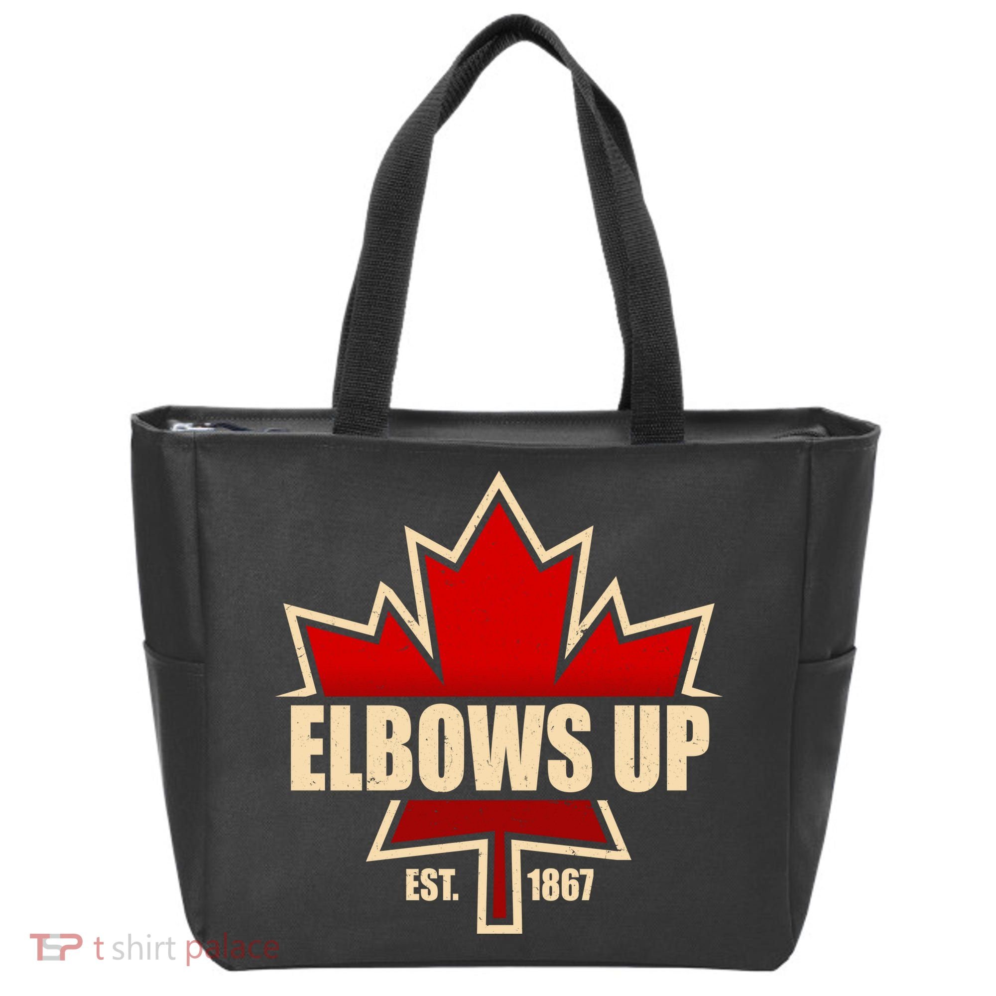Elbows Up Canada EST 1867 Protest Tote Bag