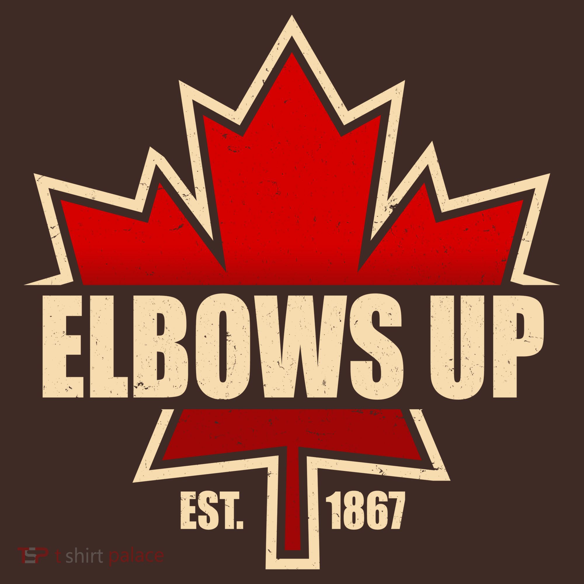 Elbows Up Canada EST 1867 Protest Mousepad