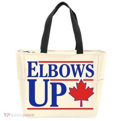 Elbows Up Canada Tote Bag