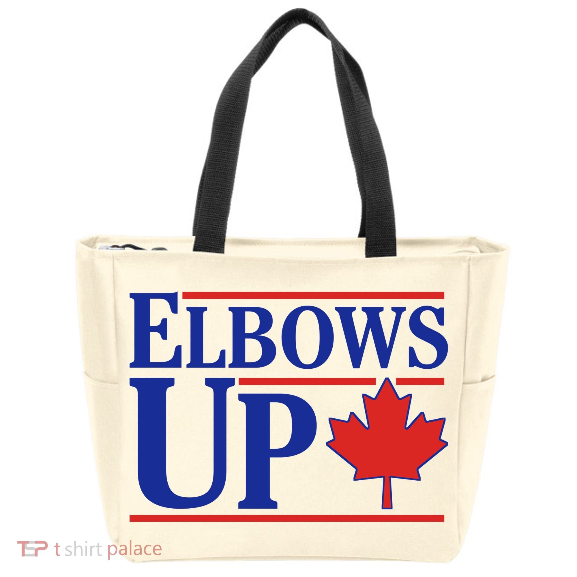 Elbows Up Canada Tote Bag