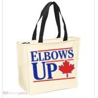 Elbows Up Canada Tote Bag thumb 2