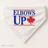 Elbows Up Canada USA-Made Doggie Bandana thumb 0