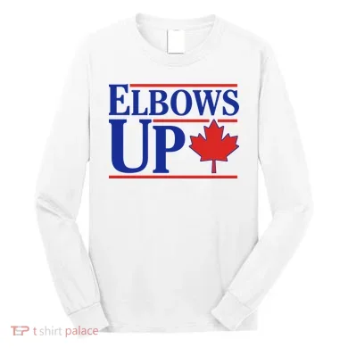 Elbows Up Canada Long Sleeve Shirt