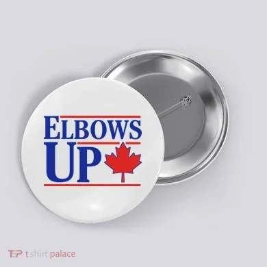 Elbows Up Canada Button