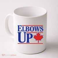 Elbows Up Canada Coffee Mug thumb 0
