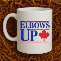 Elbows Up Canada Coffee Mug thumb 2