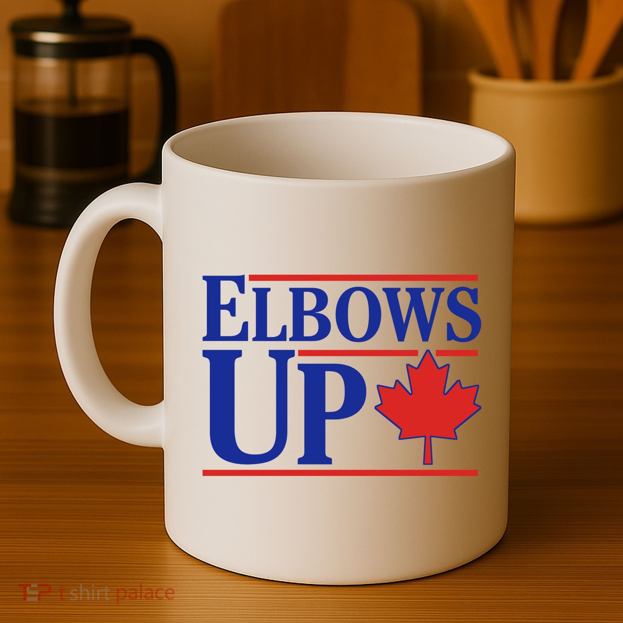 Elbows Up Canada Coffee Mug