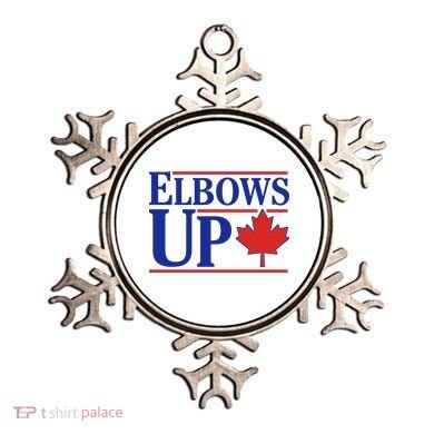 Elbows Up Canada Ornament