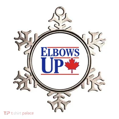 Elbows Up Canada Ornament