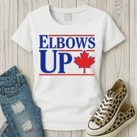 Elbows Up Canada Women's T-Shirt thumb 3