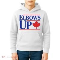 Elbows Up Canada Kids Hoodie thumb 4
