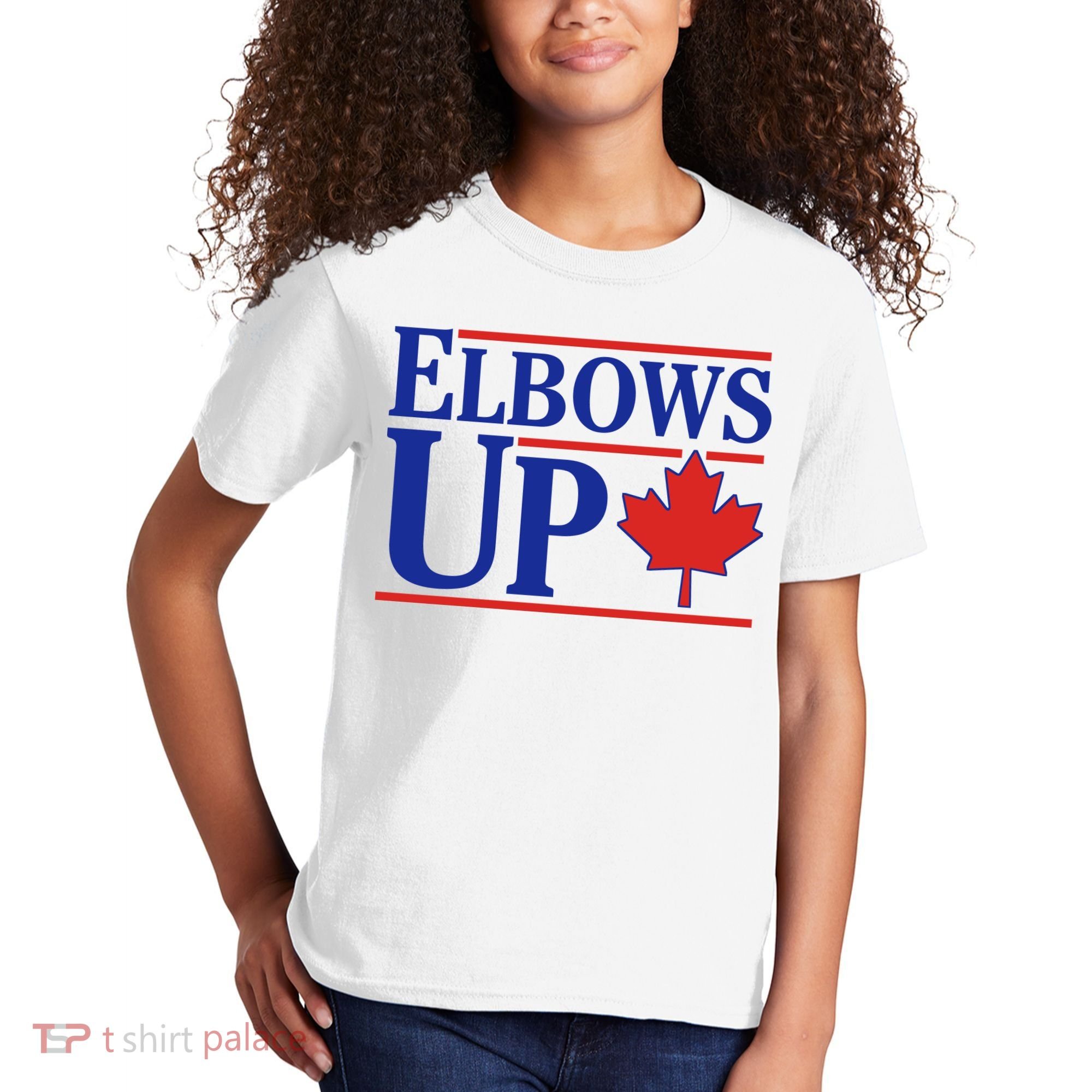 Elbows Up Canada Kids T-Shirt