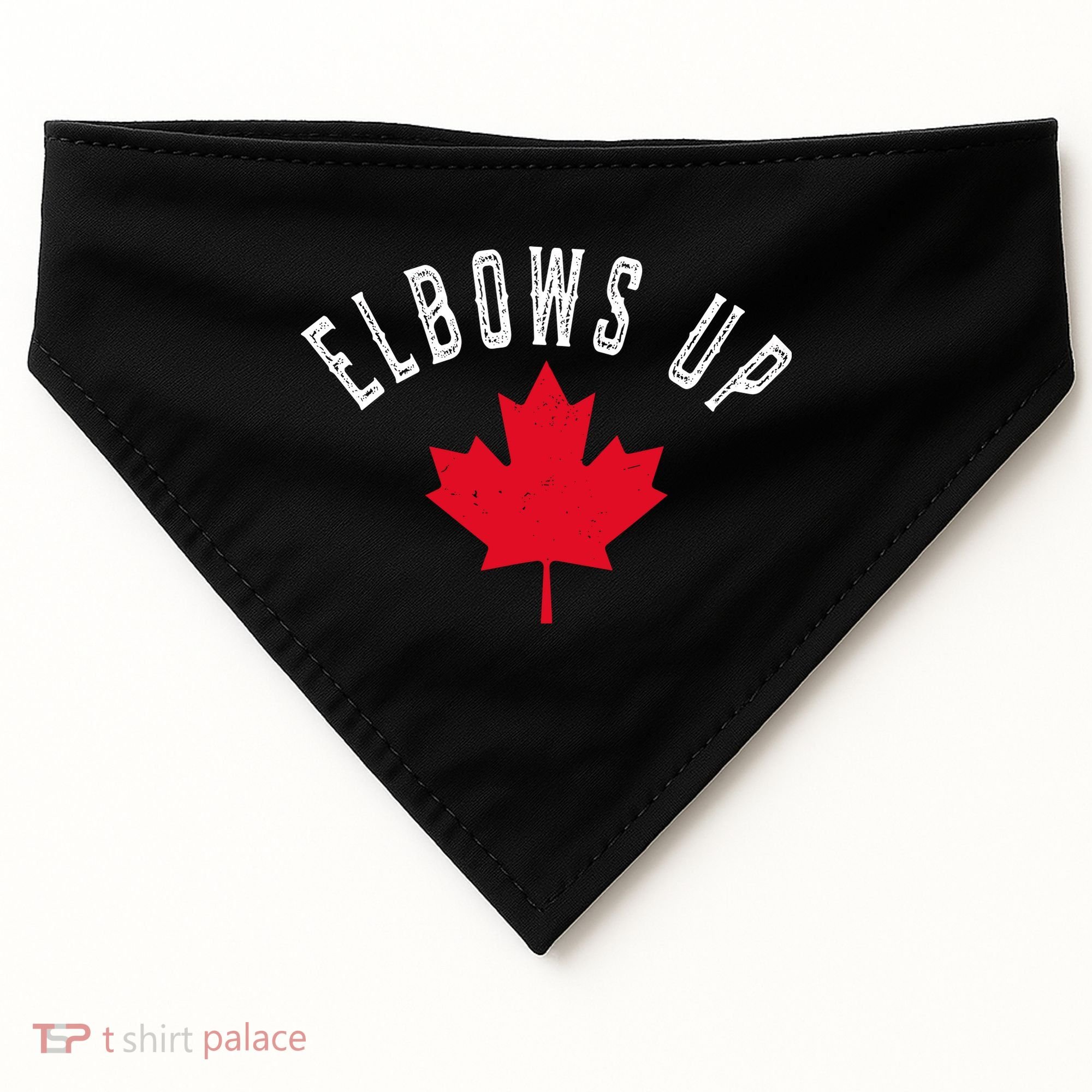 Elbows Up Canada USA-Made Doggie Bandana