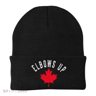 Elbows Up Canada Beanie