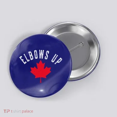 Elbows Up Canada Button