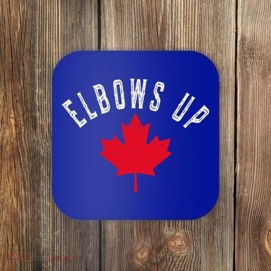 Elbows Up Canada Coaster