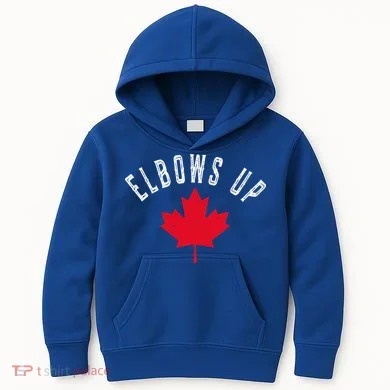 Elbows Up Canada Kids Hoodie