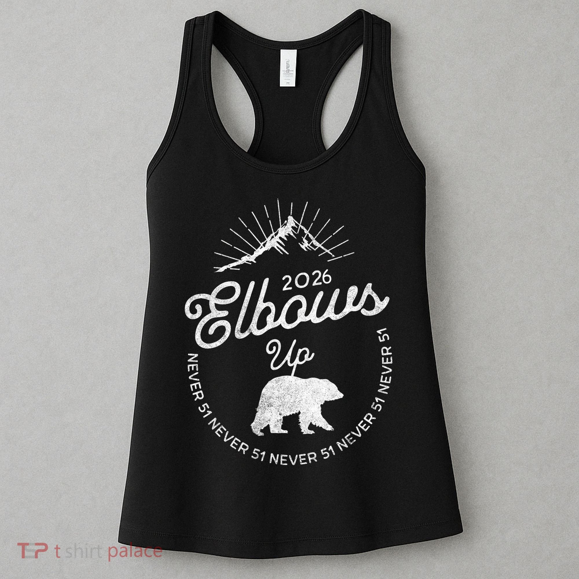 Elbows Up Canada 2026 Never 51 Women's Tank Top
