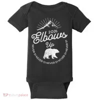 Elbows Up Canada 2026 Never 51 Baby Bodysuit thumb 0
