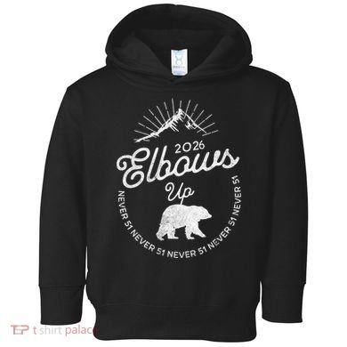 Elbows Up Canada 2026 Never 51 Toddler Hoodie