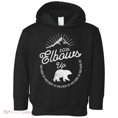 Elbows Up Canada 2026 Never 51 Toddler Hoodie