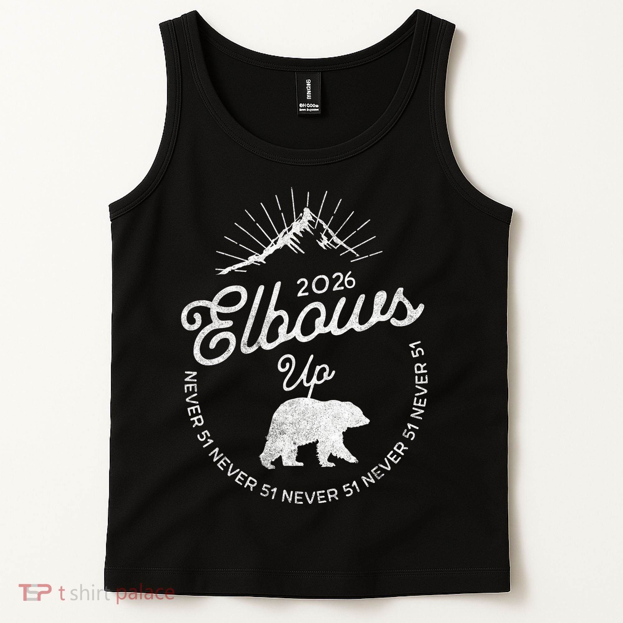 Elbows Up Canada 2026 Never 51 Tank Top
