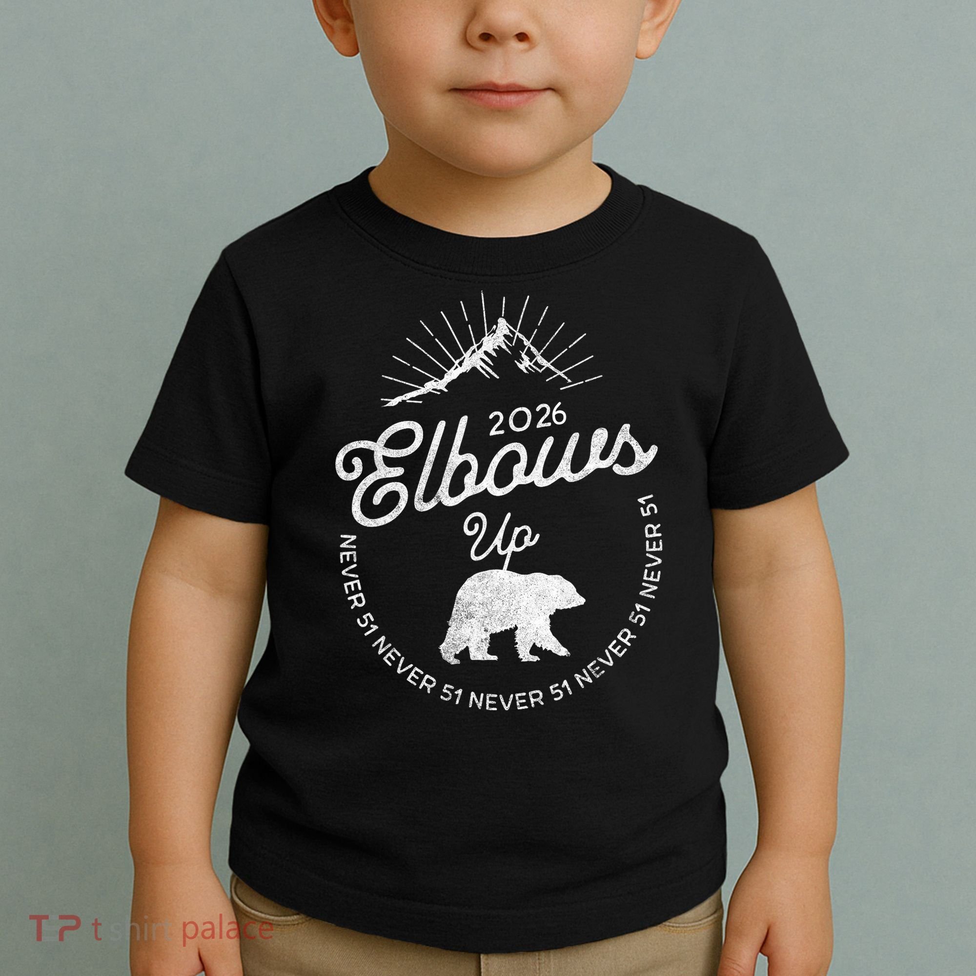 Elbows Up Canada 2026 Never 51 Toddler T-Shirt