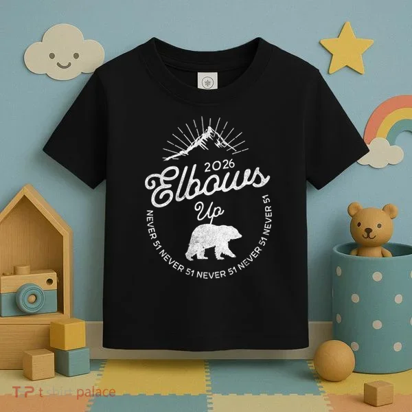 Elbows Up Canada 2026 Never 51 Toddler T-Shirt