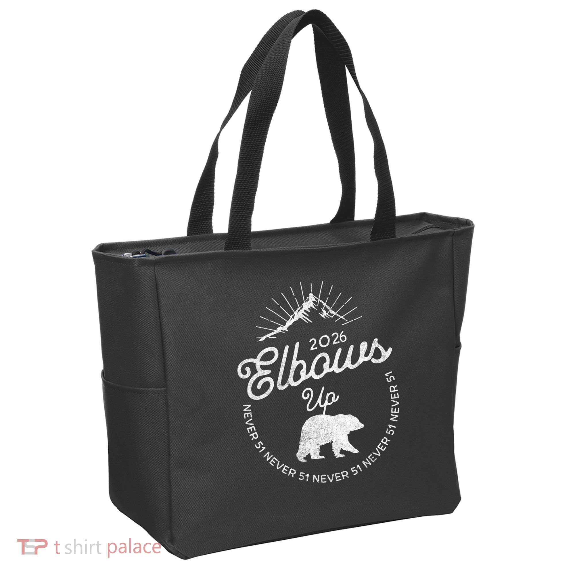 Elbows Up Canada 2026 Never 51 Tote Bag