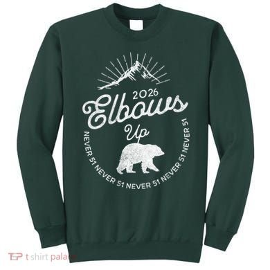Elbows Up Canada 2026 Never 51 Sweatshirt