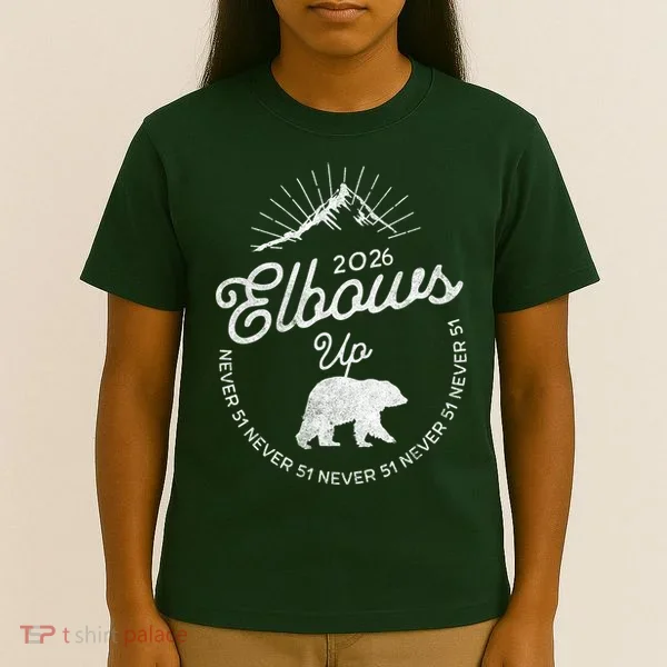 Elbows Up Canada 2026 Never 51 T-Shirt