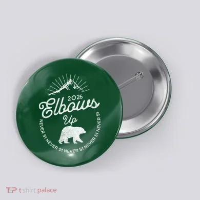 Elbows Up Canada 2026 Never 51 Button