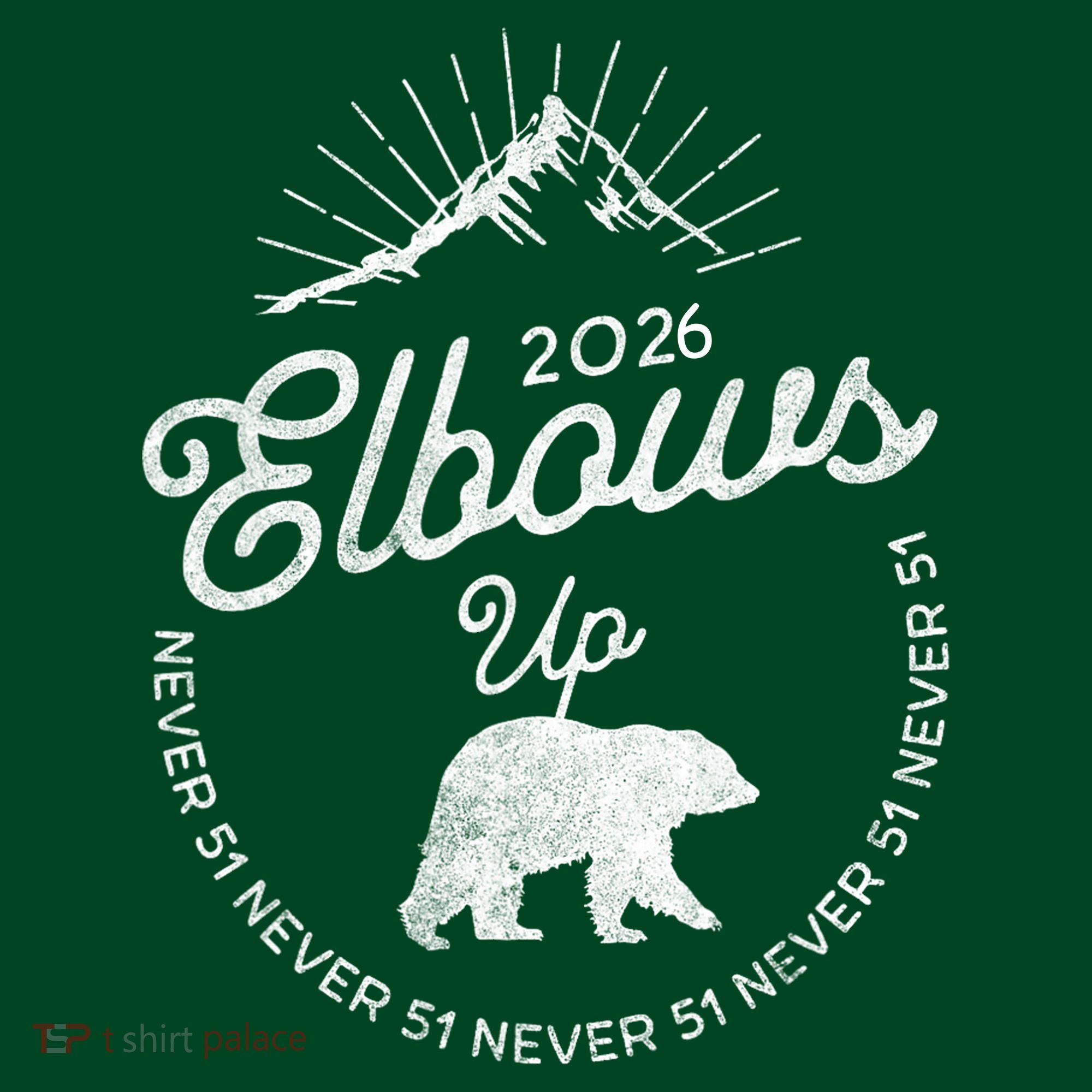 Elbows Up Canada 2026 Never 51 Coaster