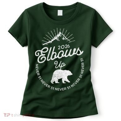 Elbows Up Canada 2026 Never 51 Women's T-Shirt