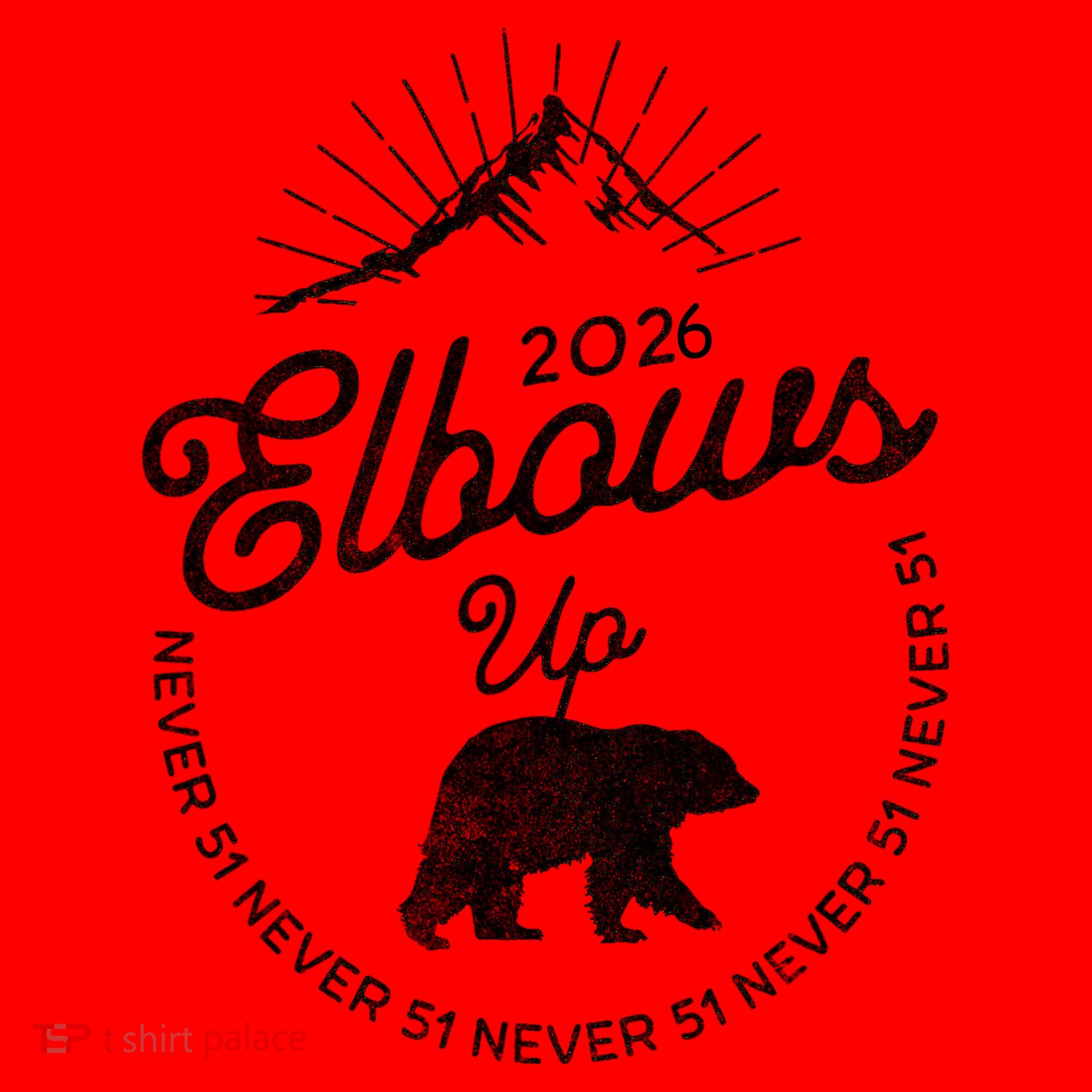 Elbows Up Canada 2026 Never 51 Santa Hat
