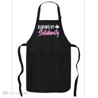 Elbows Up Canada Solidarity  Apron thumb 0