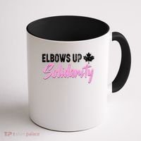 Elbows Up Canada Solidarity  Coffee Mug thumb 1